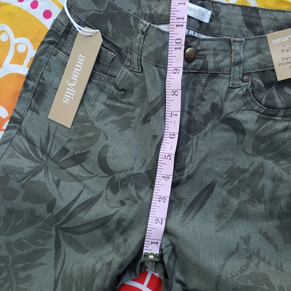 "Parker" palm leaf skinny jeans - Picture 9 of 13